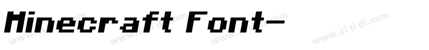 Minecraft Font字体转换
